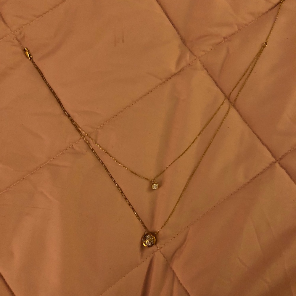 Gold Michael Kors necklace